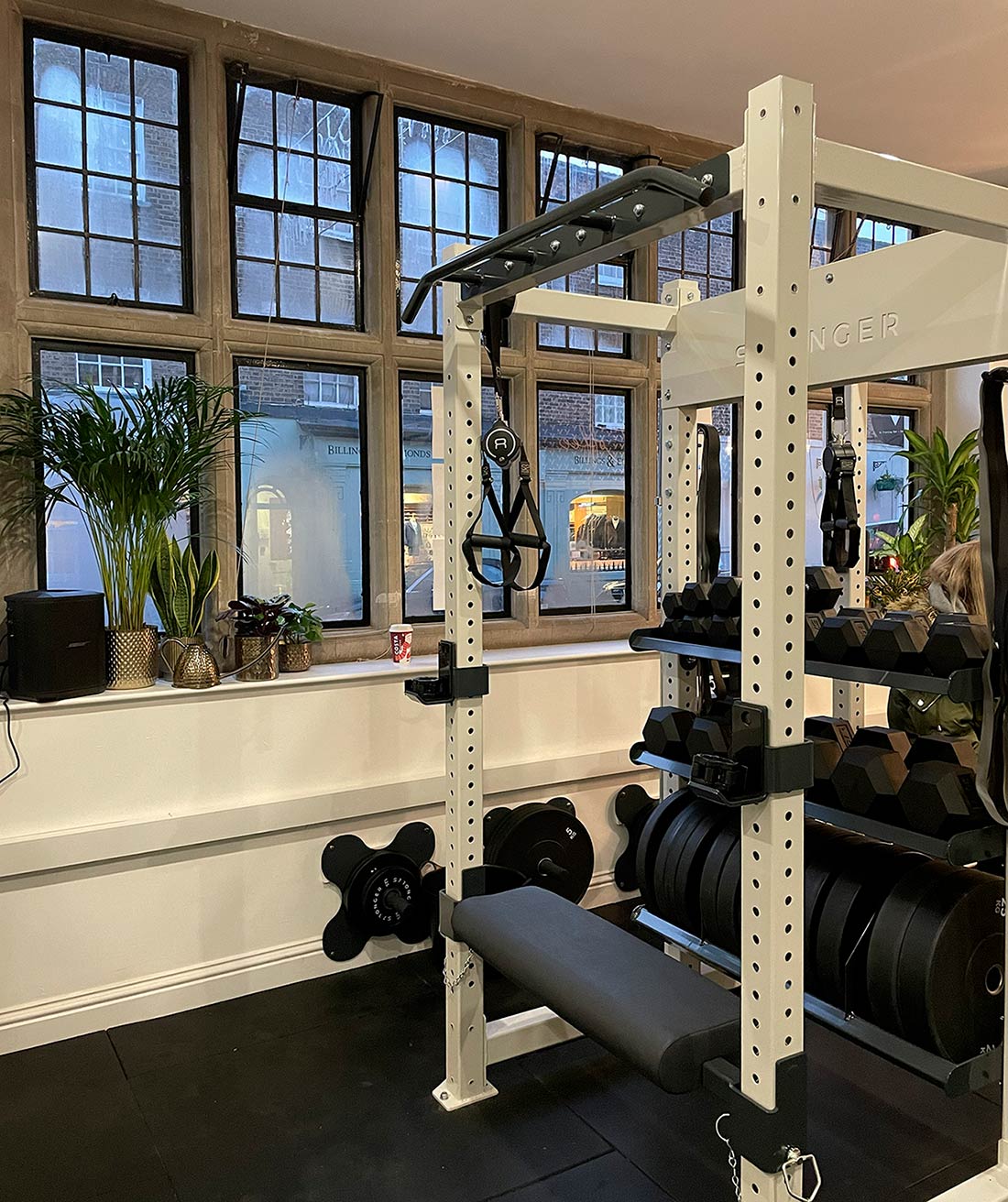 bespoke half racks - gym branding
