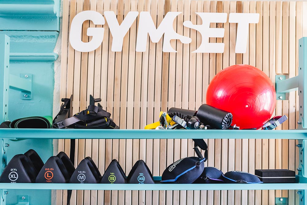 Wall Rack for Fitness Equipment and Gym Weights