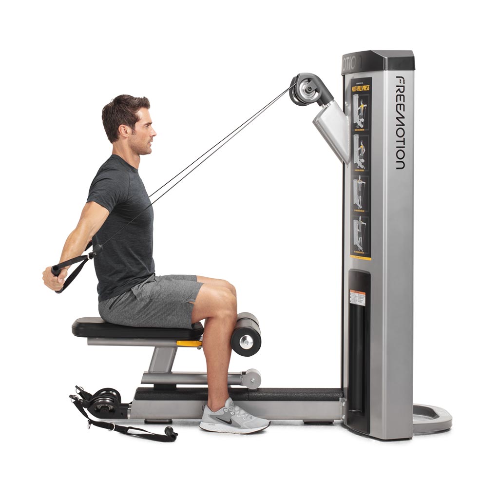Freemotion Genesis DS Multi Pull Press, exercise, fitness, workout, genesis DS Multi Pull Press, workout with freemotion genesis ds chest and shoulder, buy freemotion UK, buy freemotion london.