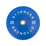S7R Bumber Plates, Bumper plates, single bumper plates, buy fitness plates, bumper plates UK, workouts with a barbell set, 20kg bumper plate, buy 20kg bumper plate UK, blue bumper plate