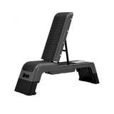 Aerobic Step color Black, Aerobic step color Grey. Aerobic Step for plyometric, aerobic and strength exercises. Aerobic Step for cardio, aerobic step for body weight exercises.