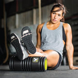 Massage therapy tools, hand rollers, massage tool, The black grid, buy massage roller, black massage roller, recovery for everybody, the grid black specs.