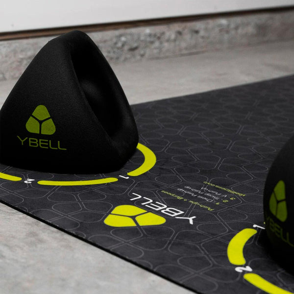 Ybell exercise mat, training at home, gym equipment, training at home with YBELL, Ybell UK, Ybell London, Stronger WELLNESS. S7R Essentials, train at the gym, yoga mats, pilates mats, exercises with yoga mat, Ybell workouts. 