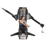 Freemotion dual cable cross, dual cable cross, exercise, fitness, workout, strength, exercises at home, gym equipment, buy gym equipment london, buy gym equipment UK, trend exercises, arm exercises, inclusive user.