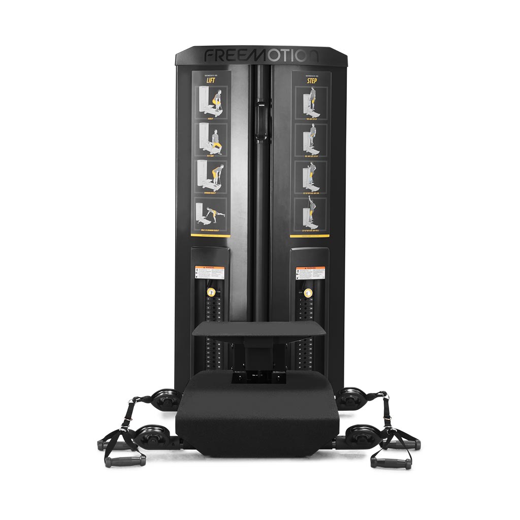 Buy Freemotion Genesis DS Lift/step, buy cardio equipmen, buy strength equipment, gym equipment, buy gym equipment in london, stronger wellness freemotion, workout with lift and step.