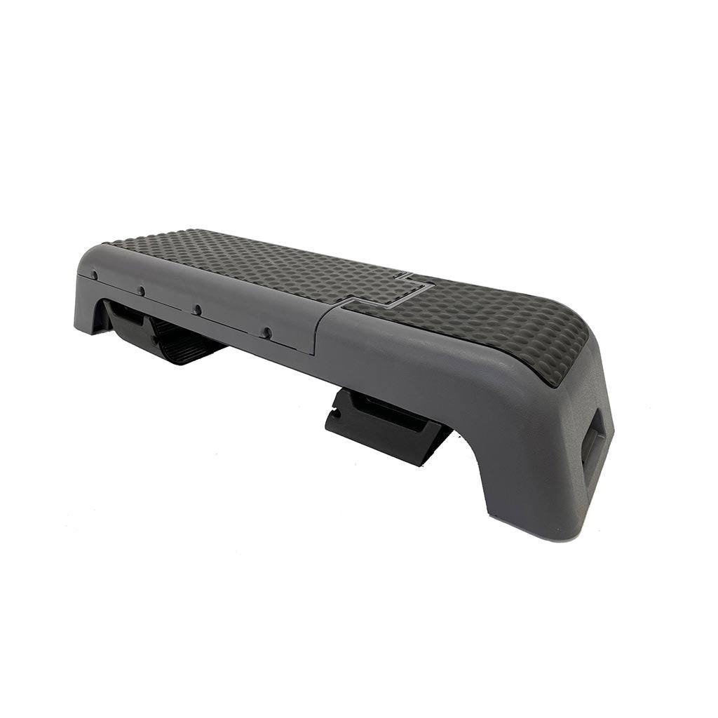 Aerobic Step color Black, Aerobic step color Grey. Aerobic Step for plyometric, aerobic and strength exercises. Aerobic Step for cardio, aerobic step for body weight exercises.