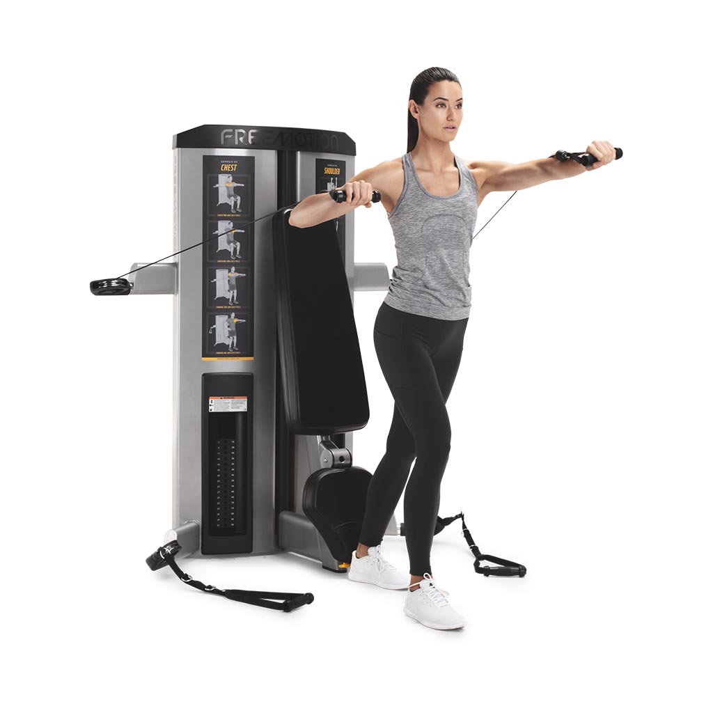 Freemotion GenesisDS DS Shoulder/ Chest, exercise, fitness, workout, genesis chest and shoulder, workout with freemotion genesis ds chest and shoulder, buy freemotion UK, buy freemotion london.