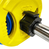 Rubber barbell set, barbell set with extra load capacity, Barbell, buy barbell set UK, home gym equipment, home gym, gym at home, barbell to train at home, 100kg barbell set, super phoenix barbell set, training with barbell