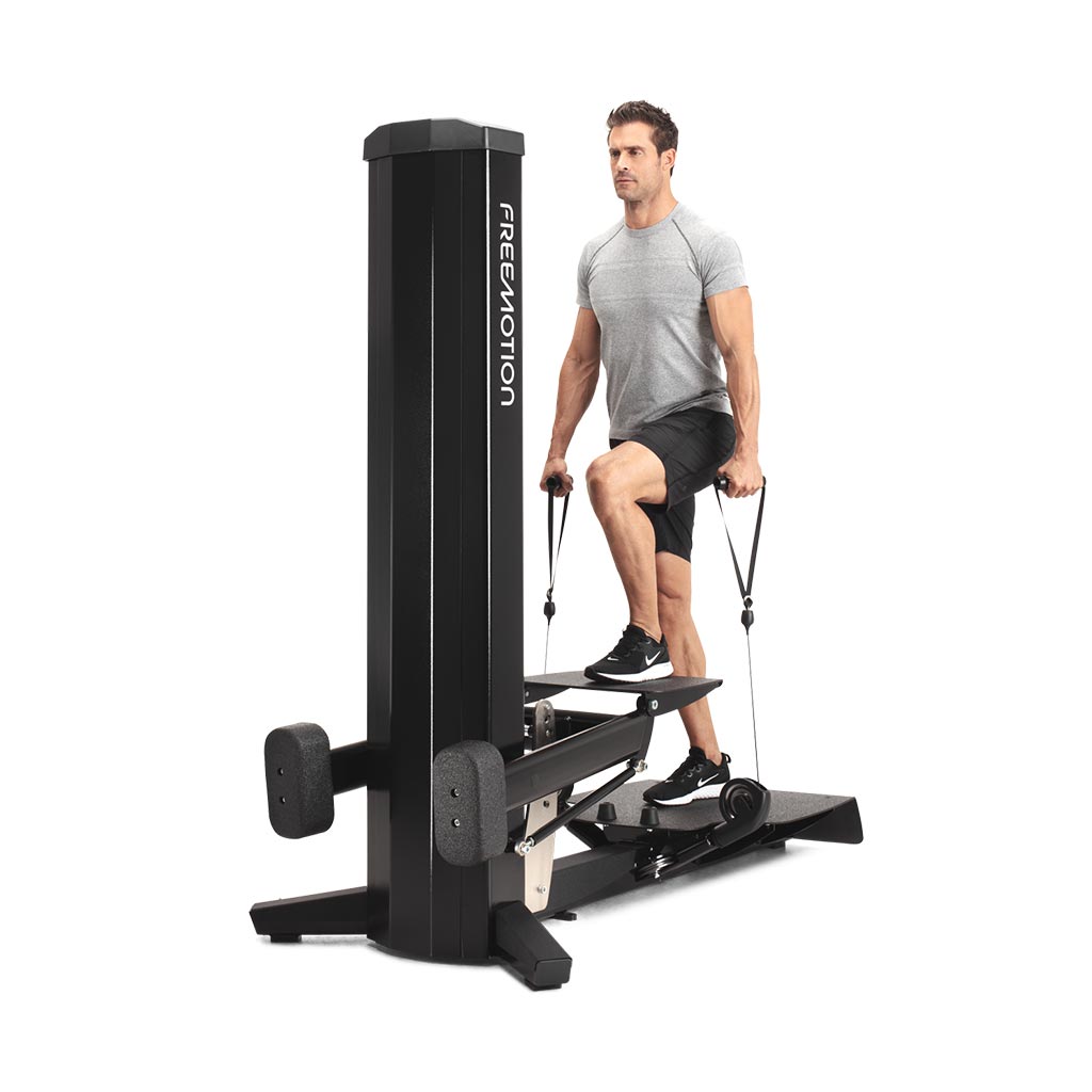 Gym equipment, strength machines, workout at home, gym at home, buy gym equipment london, UK workouts at the gym,, arms workouts, how to train at the gym, burn calories, freemotion genesis step workouts, exercises with genesis step