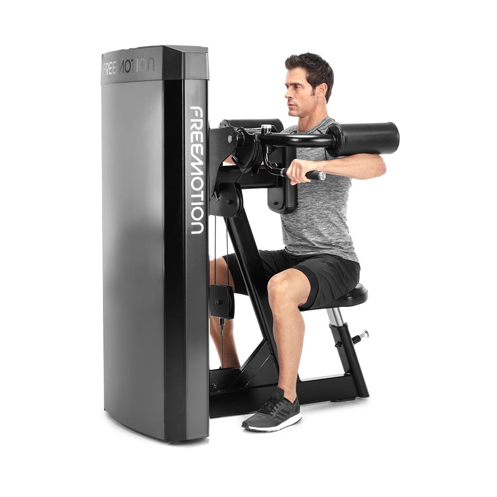 Freemotion Epic Selectorized -Lateral Raise, buy lateral raise machine in Uk, buy gym equipment, gym design, exercises for arms, lateral raise workouts.