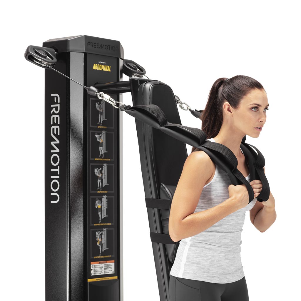 Freemotion Genesis Abdominal, exercise, fitness, workout, genesis abdominal, workout with freemotion genesis abdominal, buy freemotion UK, buy freemotion london.