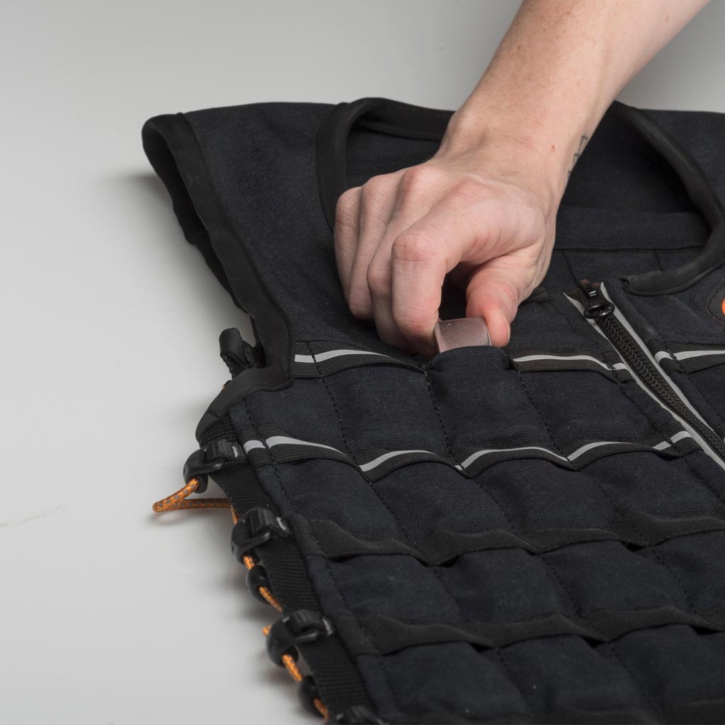 hyperwear weighted vest extra weights booster pack. Hypervest 5lb extra weight pack designed for the hyper vest PRO and Elite. Weighted vest zinc plated weights to boost your workouts, weights for workouts, training at home, Home gym, gym at home, buy pro booster pack for hypervest.