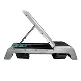 Aerobic Step color Black, Aerobic step color Grey. Aerobic Step for plyometric, aerobic and strength exercises. Aerobic Step for cardio, aerobic step for body weight exercises.