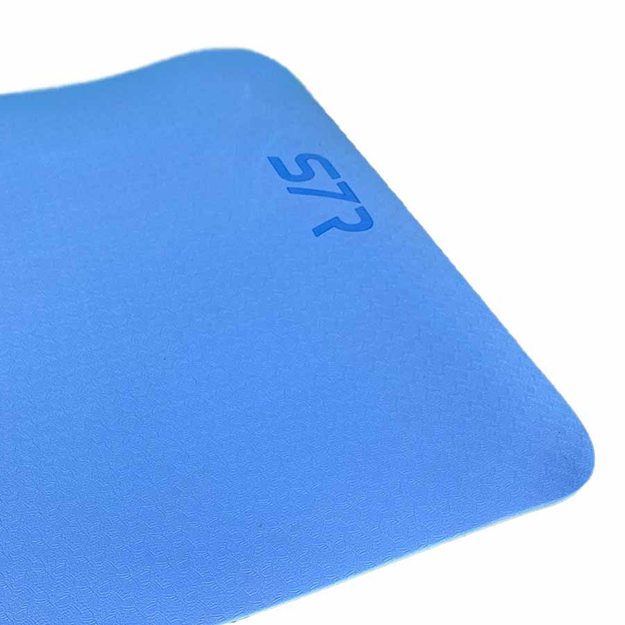 Yoga mat, exercise mat, S7R studio mat, mats for sale, mats uk, mat for yoga, fitness mat, exercises with yoga mat, yoga mat blue, home gym, home gym equipment training, workout at home using yoga mat, stronger yoga mat.