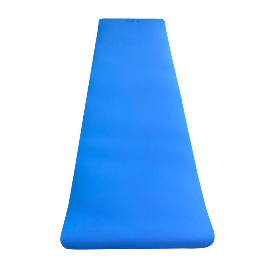 Yoga mat, exercise mat, S7R studio mat, mats for sale, mats uk, mat for yoga, fitness mat, exercises with yoga mat, yoga mat blue, home gym, home gym equipment training, workout at home using yoga mat, stronger yoga mat.