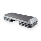 Aerobic Step color Black, Aerobic step color Grey. Aerobic Step for plyometric, aerobic and strength exercises. Aerobic Step for cardio, aerobic step for body weight exercises.