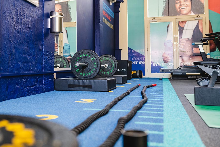Gym Floor in Gym Interior - GymSet 
