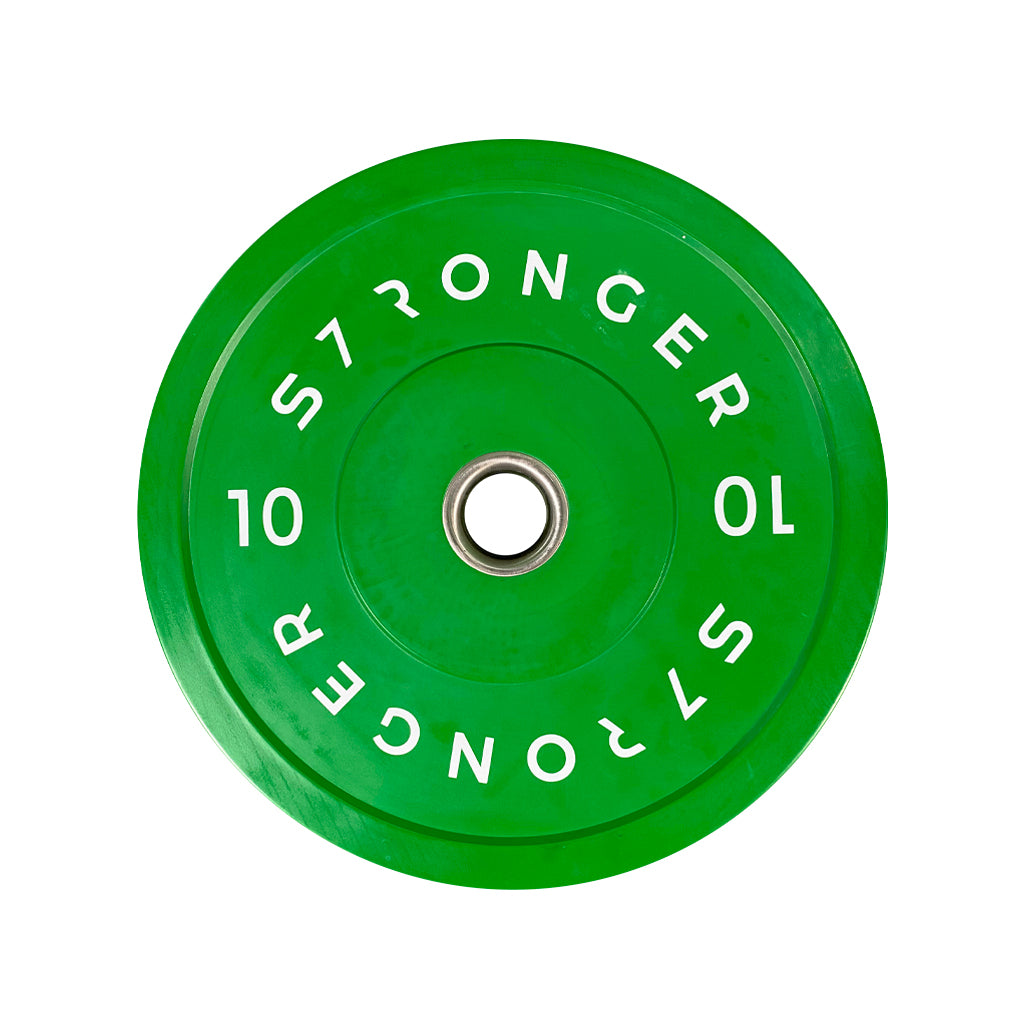 S7R Bumber Plates, Bumper plates, single bumper plates, buy fitness plates, bumper plates UK, workouts with a barbell set, 10kg bumper plate, buy 10kg bumper plate UK.