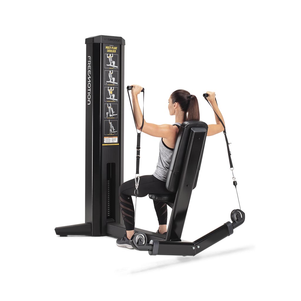 Genesis Multi-Plane Shoulder, gym equipment, strength machines, workout at home, gym at home, buy gym equipment london, UK workouts at the gym, genesis multi plane Shoulder, buy genesis lat, arms workouts, how to train at the gym, burn calories.