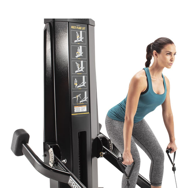 Genesis Multi-Plane Lift, gym equipment, strength machines, workout at home, gym at home, buy gym equipment london, UK workouts at the gym, genesis multi plane Lift, buy genesis lat, arms workouts, how to train at the gym, burn calories.