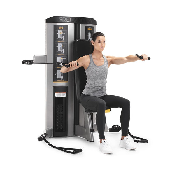 Freemotion GenesisDS DS Shoulder/ Chest, exercise, fitness, workout, genesis chest and shoulder, workout with freemotion genesis ds chest and shoulder, buy freemotion UK, buy freemotion london.