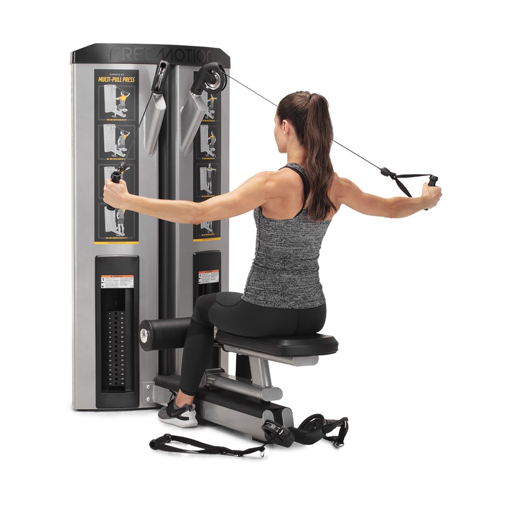 Freemotion Genesis DS Multi Pull Press, exercise, fitness, workout, genesis DS Multi Pull Press, workout with freemotion genesis ds chest and shoulder, buy freemotion UK, buy freemotion london.