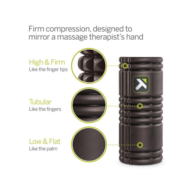 Massage therapy tools, hand rollers, massage tool, The black grid, buy massage roller, black massage roller, recovery for everybody, the grid black specs.