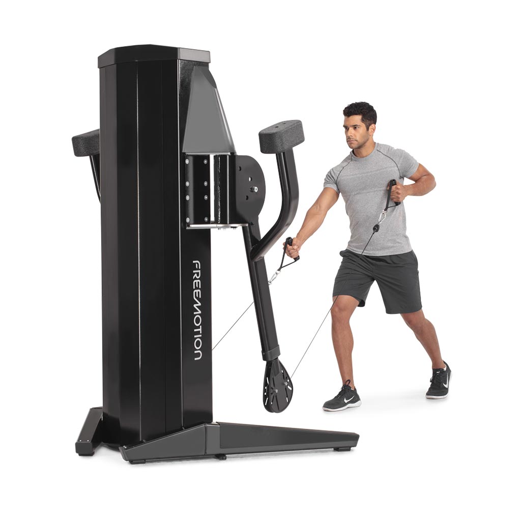 Freemotion dual cable cross, dual cable cross, exercise, fitness, workout, strength, exercises at home, gym equipment, buy gym equipment london, buy gym equipment UK, trend exercises, arm exercises.