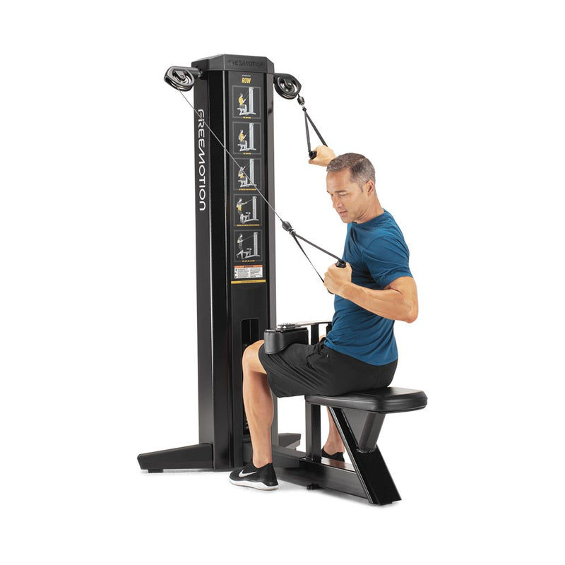 Gym equipment, strength machines, workout at home, gym at home, buy gym equipment london, UK workouts at the gym,, arms workouts, how to train at the gym, burn calories, freemotion genesis row workouts, exercises with genesis row.
