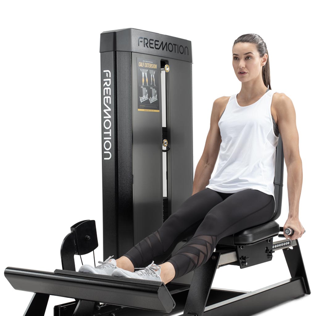 Freemotion Epic Selectorized -Calf Extension, exercises with calf extension, buy calf extension in london, uk gym equipment, firness equipment, leg exercises.