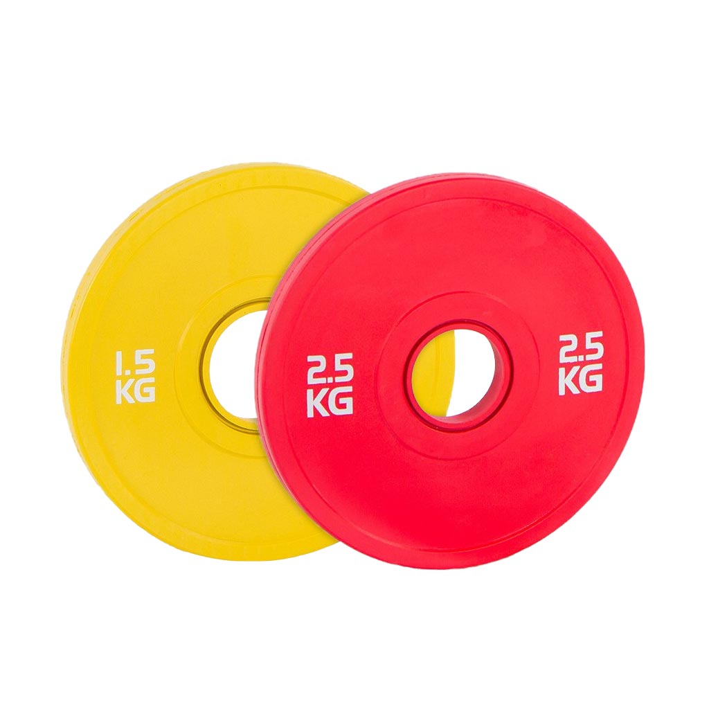 Fractional Plates, train with plates, weights workout, home gym, gym at home, plates, accesories for gym, buy plates Uk, training with fractional plates, 2.5kg plates, 1.5kg plates, weight training. 
