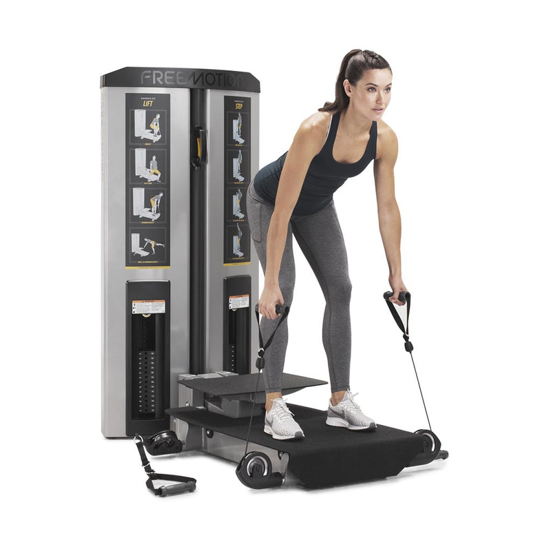 Buy Freemotion Genesis DS Lift/step, buy cardio equipmen, buy strength equipment, gym equipment, buy gym equipment in london, stronger wellness freemotion, workout with lift and step.