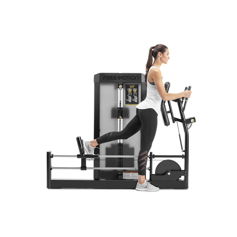 Freemotion Epic Selectorized -Glute, fitness exercises, buy fitness equipment, buy gym equipment, leg exercises, glute exercises, workout at home, glute workout, freemotion UK.