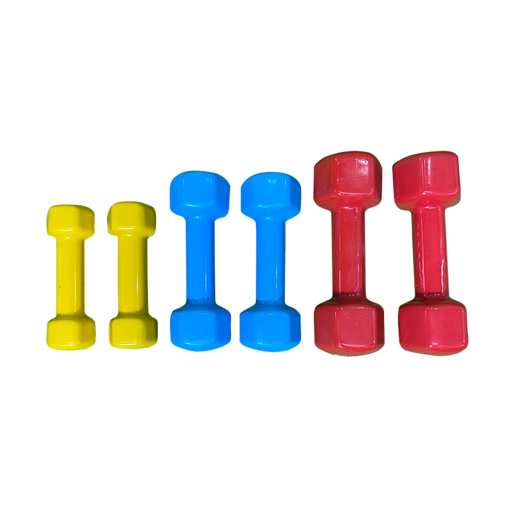 Studio vinyl dumbbell set, Vinyl Dumbbell 7kg, Vinyl Dumbbell 8kg, small dumbbell for fitness classes, vinyl dumbbell, 1kg dumbbell set, 2kg dumbbell set, 3kg dumbbell set, 4kg dumbbell set, 5kg dumbbell set, vinyl coated dumbbell, mini studio dumbbells for home 
