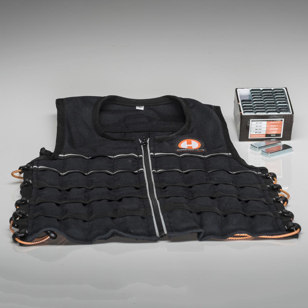hyperwear weighted vest extra weights booster pack. Hypervest 5lb extra weight pack designed for the hyper vest PRO and Elite. Weighted vest zinc plated weights to boost your workouts, weights for workouts, training at home, Home gym, gym at home, buy pro booster pack for hypervest. 