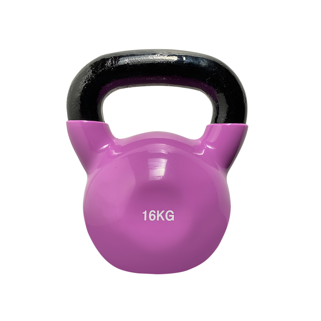 coated kettlebell 16kg, kettlebell vinyl coated Kettlebell, dumbbells and kettlebells, weights, kettlebells in stock, kettlebell uk
